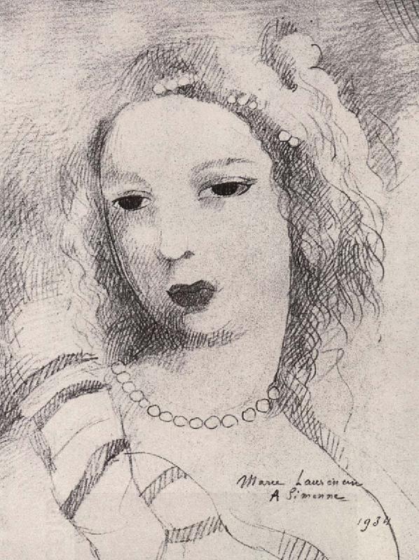 Marie Laurencin Portrait of Femail China oil painting art